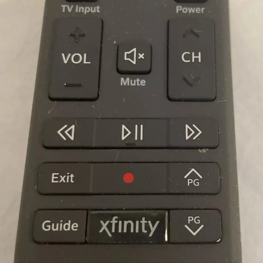 Xfinity XR15UQ XR15 TV Voice Activation Wedge Remote Control Xfinity/Comcast